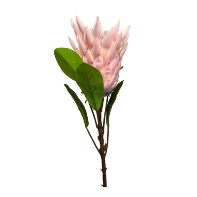 73cm King Protea Pink  - Artificial Stem
