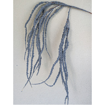 100cm Dusty Blue Artificial Cascading Amaranthus
