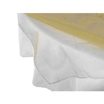 Square Overlay 182cm (Organza) - Champagne CLEARANCE