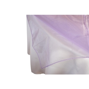 Square Overlay 182cm (Organza) - Lavender CLEARANCE