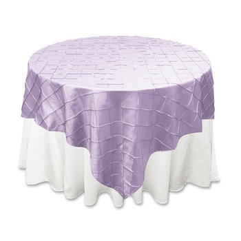 Square Overlay 182cm (Pintuck) - Lavender