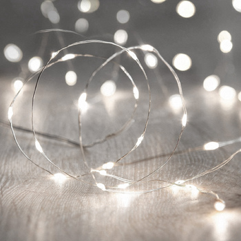 3m White inLine LED Fairy String Lights