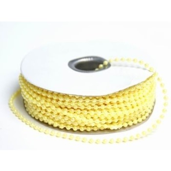 String Beads - 3mm - Yellow - 24yds