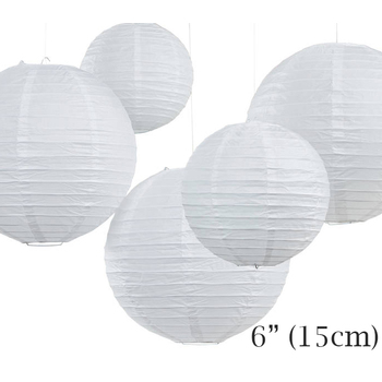 Paper Lantern - 15cm (6inch) - White