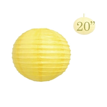 Paper Lantern - 50cm - Yellow
