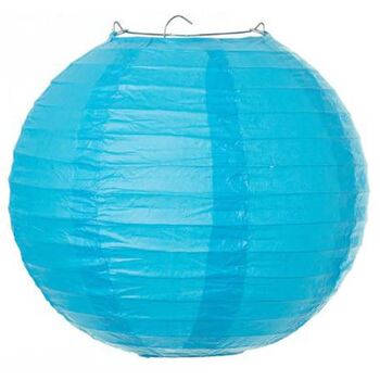 Paper Lantern - 20cm (8inch) - Turquoise