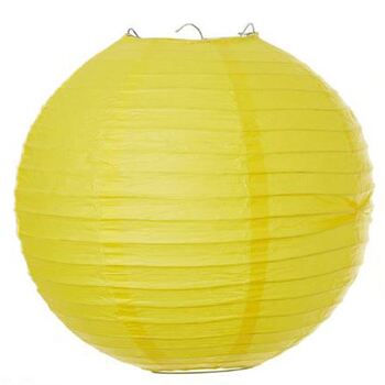 Paper Lantern - 20cm (8inch) - Yellow