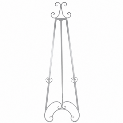 Silver Metal Sign Display Easel 159cm