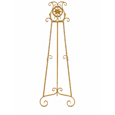Gold Metal Wedding Easel Display Sign Stand – 150cm