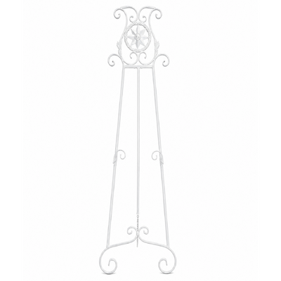 White Metal Wedding Easel Display Sign Stand – 150cm