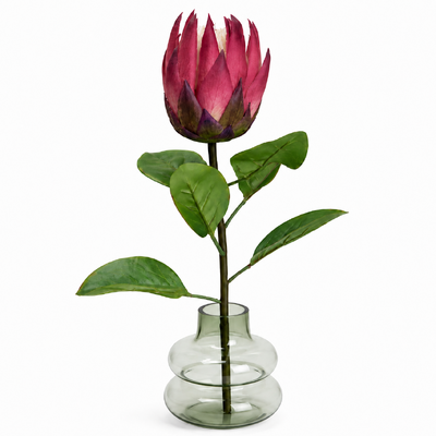 Artificial Dusty Rose Protea Flower Stem