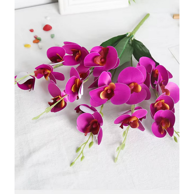 43cm Artificial Orchid Filler Bunch – Fuchsia