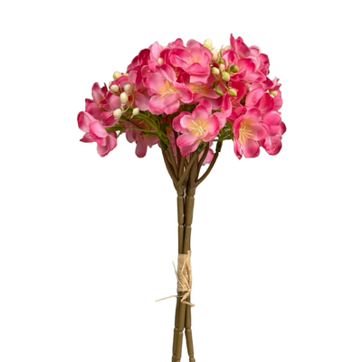 39cm Artificial Jasmin Blossom Filler Bouquet  – Bright Pink