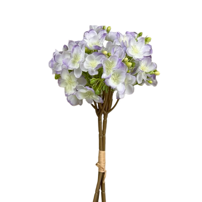 39cm Artificial Jasmin Blossom Filler Bouquet  – Light Purple