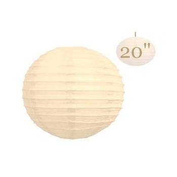 Paper Lantern - (20inch) 50cm - Cream