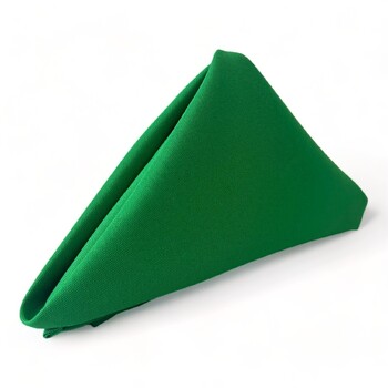 Cloth Napkin - Quality Polyester - Emerald Green