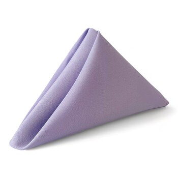 Cloth Napkin - Quality Polyester - Lavender 