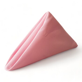  Napkin - Quality Polyester -  Pink 