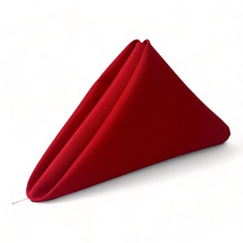 thumb_Cloth Napkin - Quality Polyester - Red
