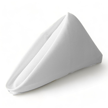 Cloth Napkin - Quality Polyester - White