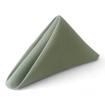 Quality Polyester Napkin - Light Willow Green