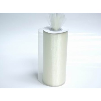 Shimmering Organza - Ivory  6inch x 20yds