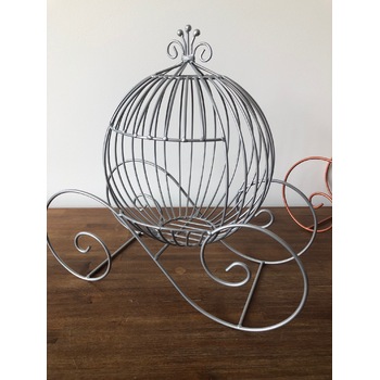 Birdcage Small Size White Colour Favour Pack of 4 