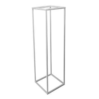 5pk - 100cm Tall - Silver Metal Flower/Centerpiece Stands