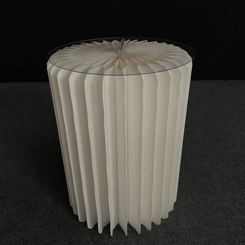 thumb_40cm Tall Folding White Plinth/Pedastal/ Riser - Fold Flat Design