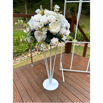 70cm - White Style Flower Stands - Heavy Duty