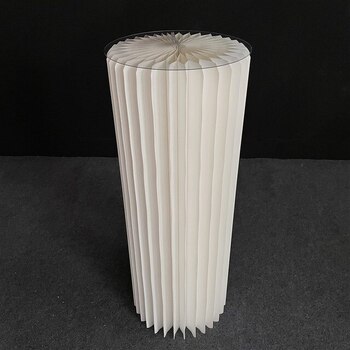 80cm Tall Folding White Plinth/Pedastal/ Riser - Fold Flat Design