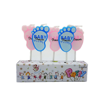 Pink/Blue Baby Shower Gender Party Candles