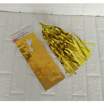 5pc set Gold Foil Balloon Tassel/Party Garland