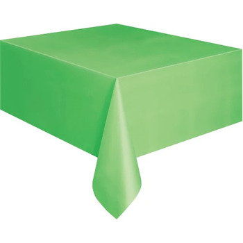 137x275cm Green Plastic Party Tablecloth