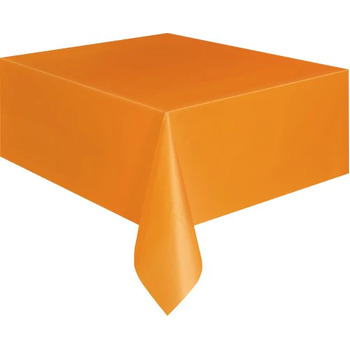 thumb_137x275cm Orange Plastic Party Tablecloth