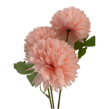 65cm 3 Head Chrysanthemum - Pink