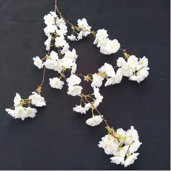 130cm White Weeping Style Cherry Blossom
