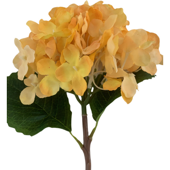 Hydrangea Stem 35cm - Yellow