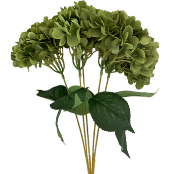 44cm  5 Head Hydrangea Willow