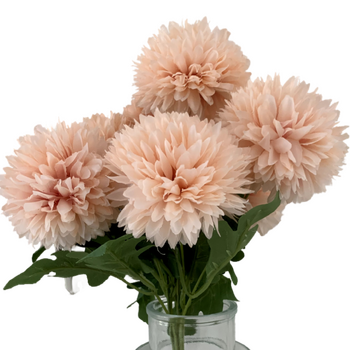 7 Head Dahlia Bouquet - Soft Pink