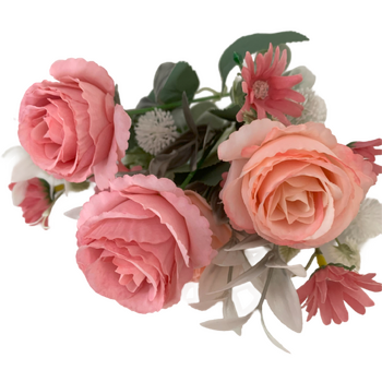 Pink Rose Filler Flower Bunch