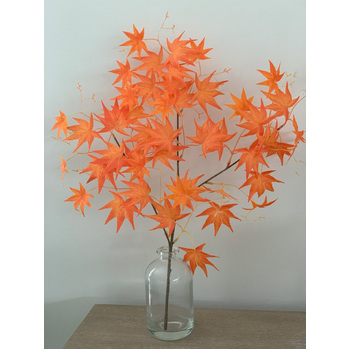 65cm Orange Japenese Maple Leaves / Branch