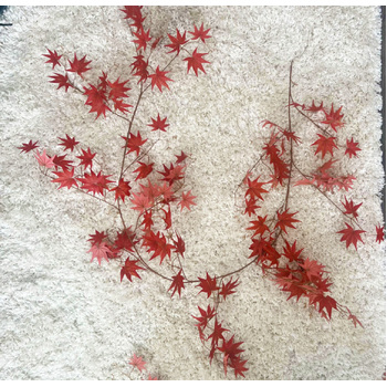 2pc Set - 1.8m Japanese Maple Garland - Autumn Red