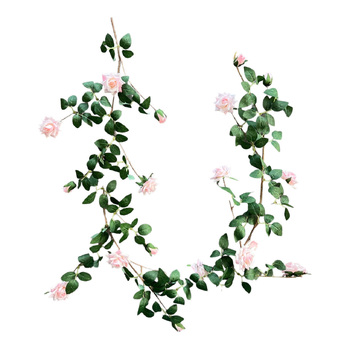 thumb_2pc Set - 1.7m Deluxe Rose Garland - Pink