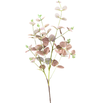 90cm Dusty Pink Native Eucalyptus Leaf Bunch (Realistic Touch)