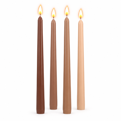4pcs - 25cm Macaroon Theme (Taper) Dinner Candle Romantic Candlestick