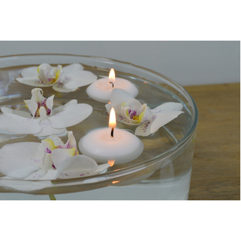 6pcs -  Small Floating Candles (2-4hr burntime)