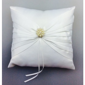 Ring Pillow - Pearl  White