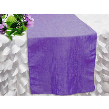 Table Runner (Taffeta Crinkle) - Purple