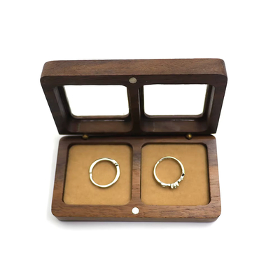 Wedding Ring Box - Clear Windows  Style 2